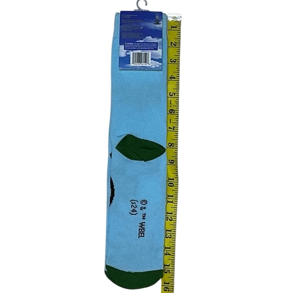 Caddy Shack Movie Golf Novelty Crew Socks Unisex Women 7-13 Men 6-12 Blue NWT - Picture 3 of 16